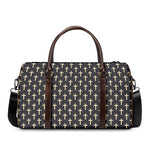 Christian Cross Pattern Print Duffle Bag
