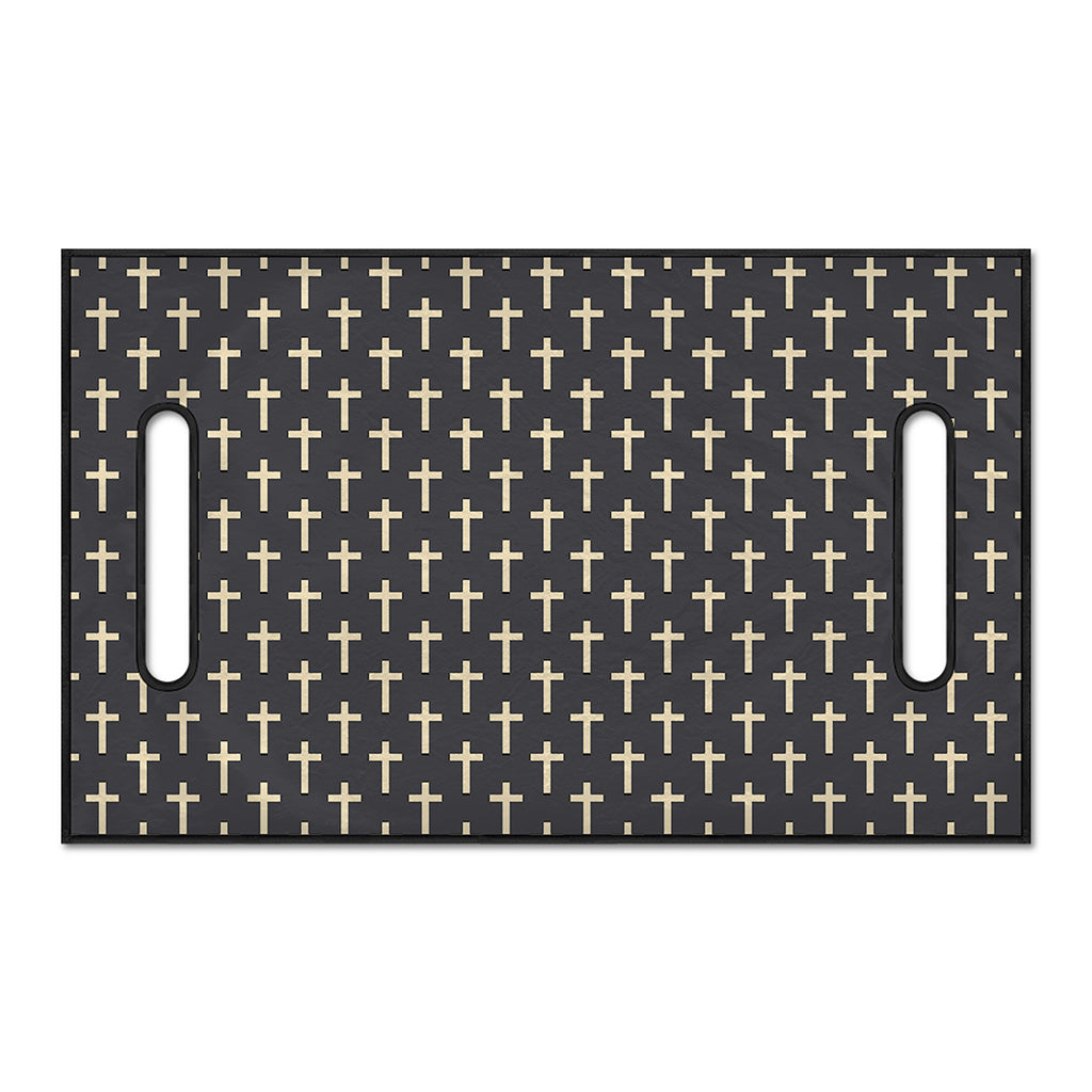 Christian Cross Pattern Print Golf Cart Seat Cover