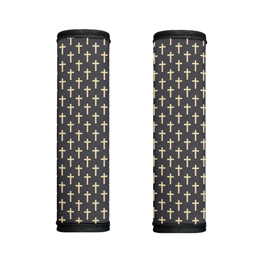 Christian Cross Pattern Print Handle Covers