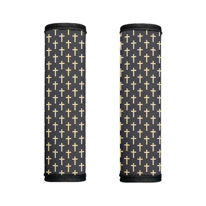 Christian Cross Pattern Print Handle Covers