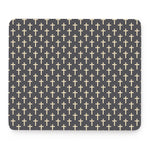 Christian Cross Pattern Print Mouse Pad