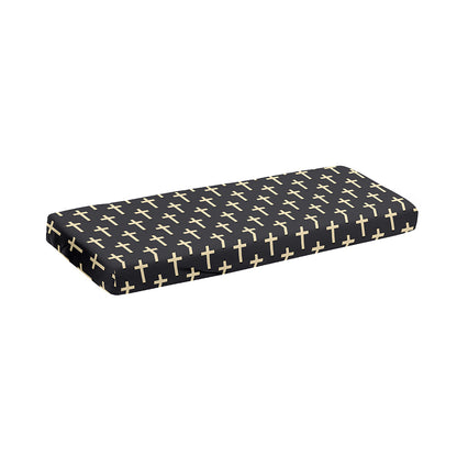 Christian Cross Pattern Print Piano Keyboard Cover