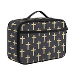 Christian Cross Pattern Print Portable Lunch Bag