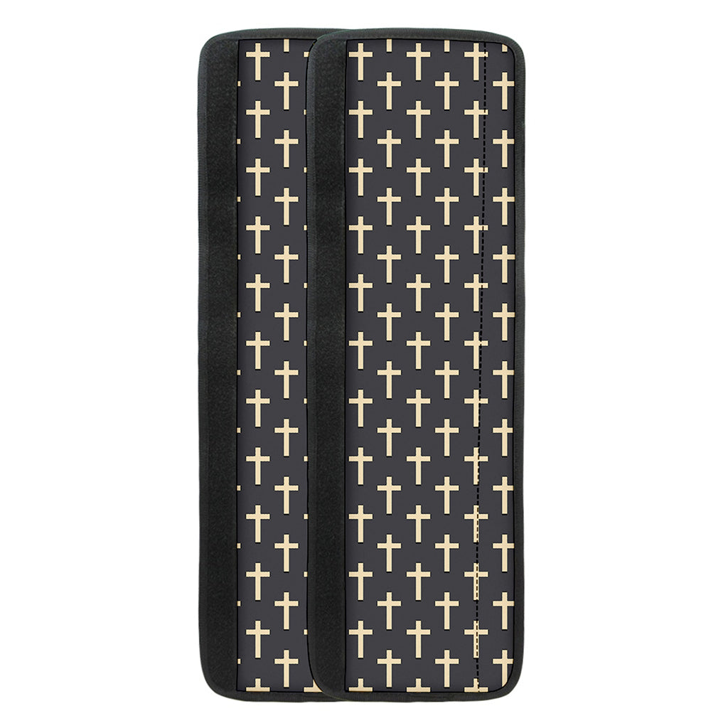 Christian Cross Pattern Print Refrigerator Handle Covers