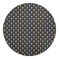 Christian Cross Pattern Print Round Blanket