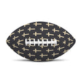 Christian Cross Pattern Print Rugby Ball
