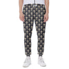 Christian Cross Pattern Print Scuba Joggers