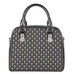 Christian Cross Pattern Print Shoulder Handbag