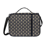 Christian Cross Pattern Print Shoulder Strap Bible Bag
