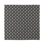 Christian Cross Pattern Print Silk Bandana