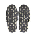 Christian Cross Pattern Print Slippers
