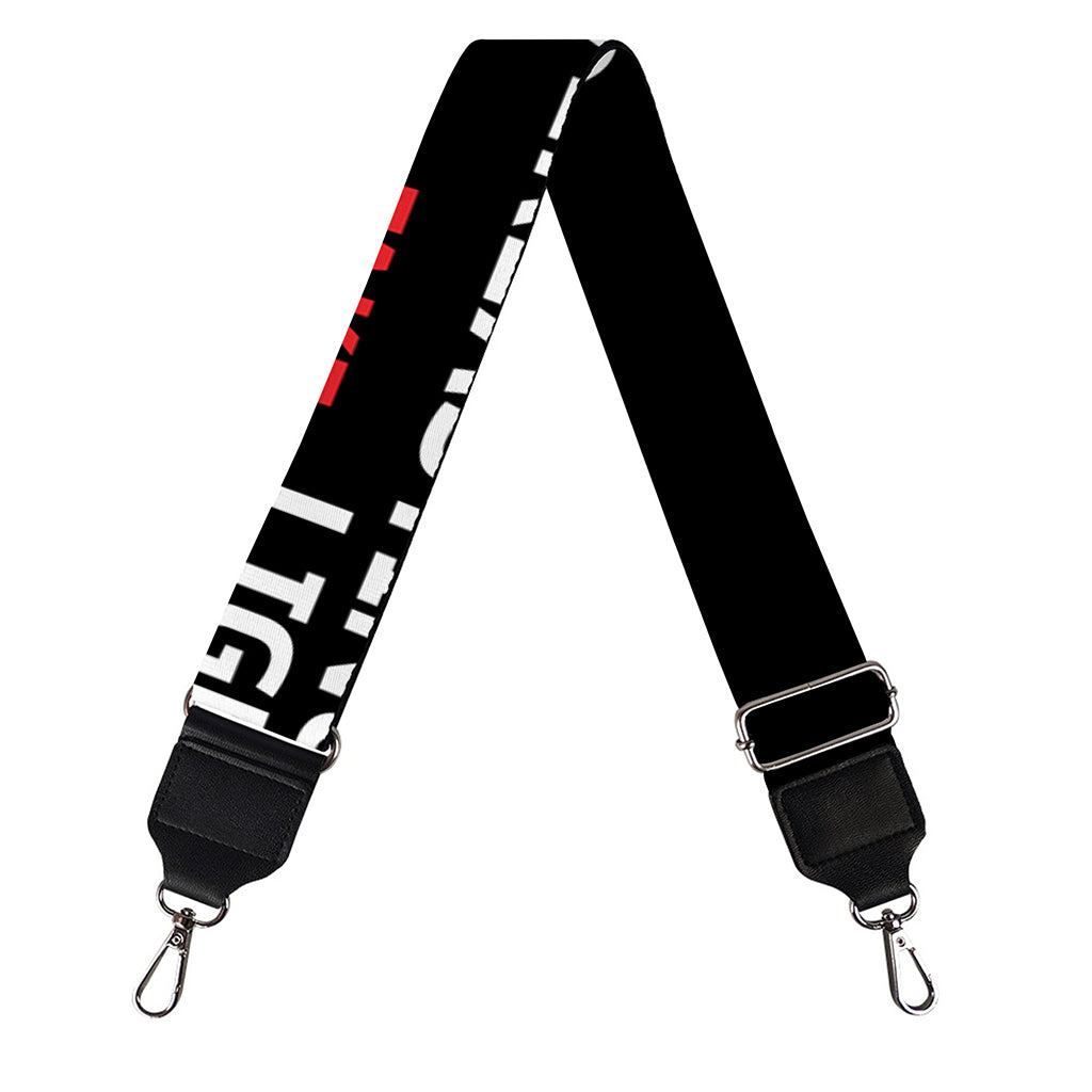 Christian Cross Religious Words Print Bag Strap