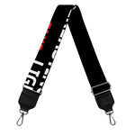 Christian Cross Religious Words Print Bag Strap