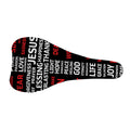 Christian Cross Religious Words Print Bicycle Seat Cover