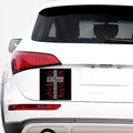 Christian Cross Religious Words Print Car Sticker