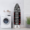 Christian Cross Religious Words Print Ironing Board Cover