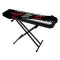 Christian Cross Religious Words Print Piano Keyboard Cover
