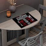 Christian Cross Religious Words Print Placemat