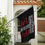 Christian Cross Religious Words Print Polyester Flag