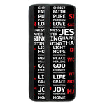 Christian Cross Religious Words Print Refrigerator Handle Covers