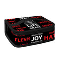 Christian Cross Religious Words Print Small Lunch Bag