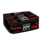 Christian Cross Religious Words Print Small Lunch Bag