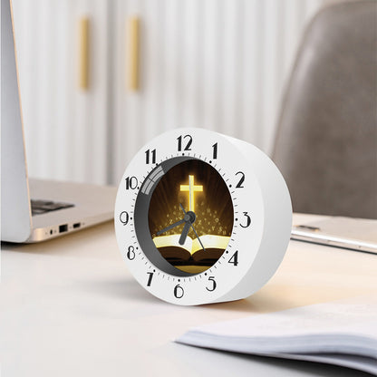 Christian Holy Bible Print Alarm Clock