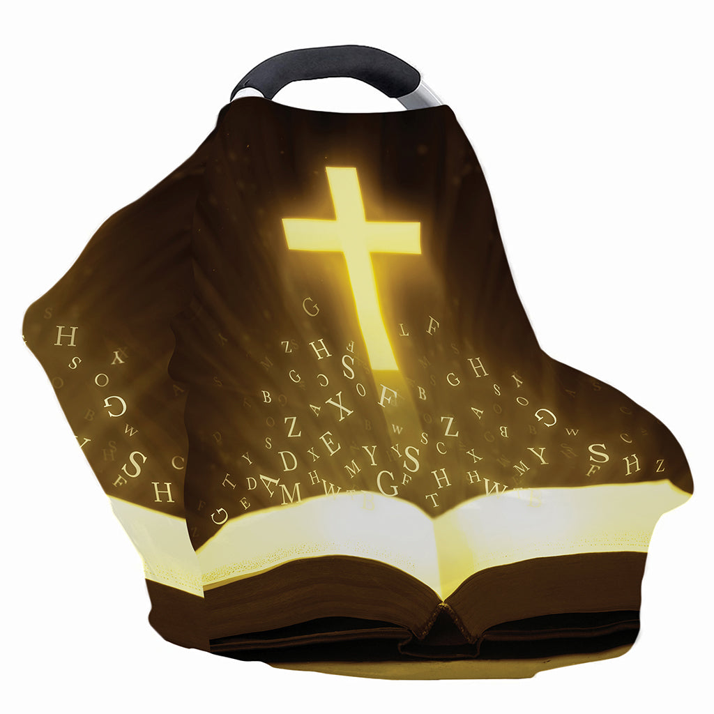Christian Holy Bible Print Baby Seat Cover