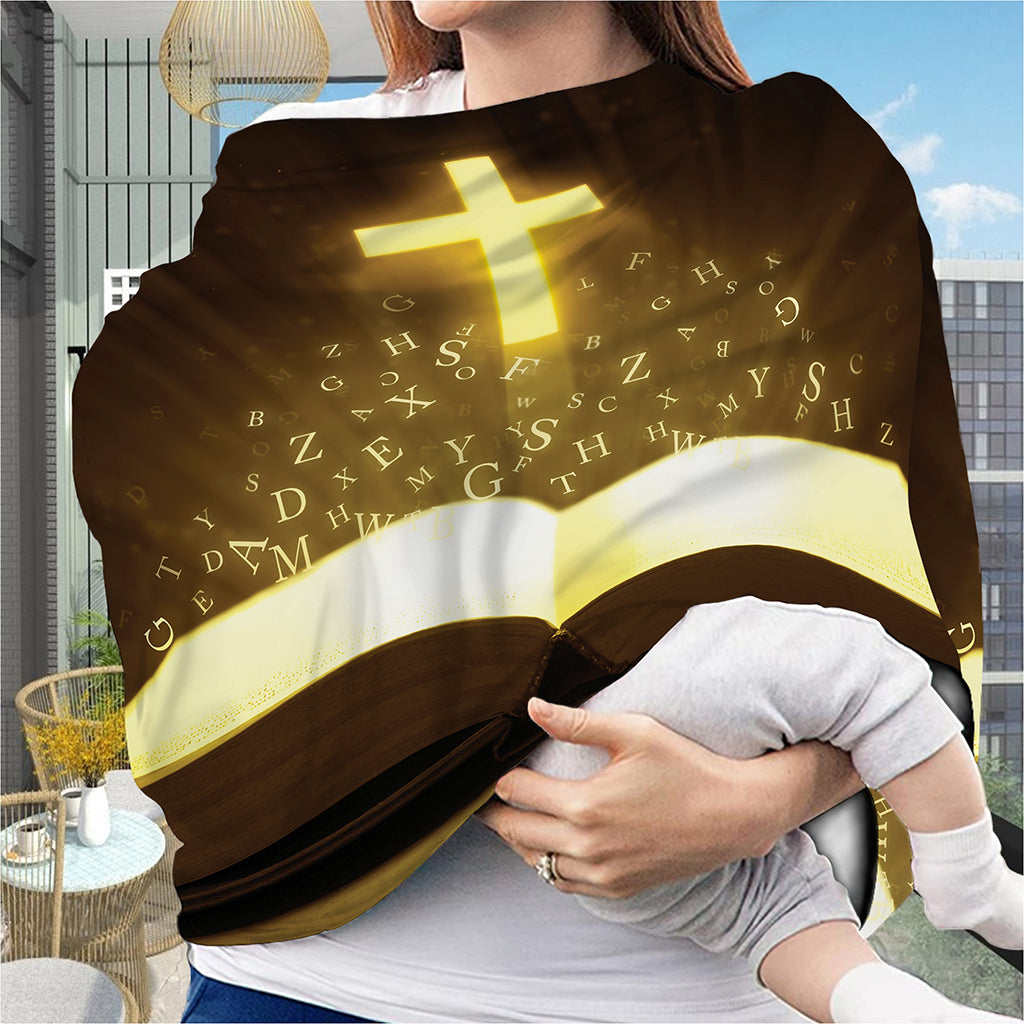 Christian Holy Bible Print Baby Seat Cover