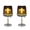 Christian Holy Bible Print Bar Stool Covers
