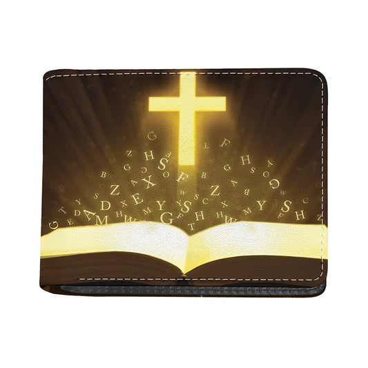Christian Holy Bible Print Bifold Wallet