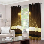 Christian Holy Bible Print Blackout Grommet Curtains