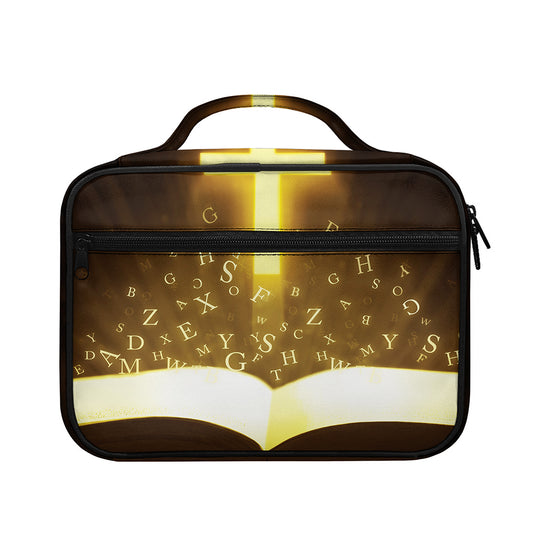 Christian Holy Bible Print Briefcase Bible Bag