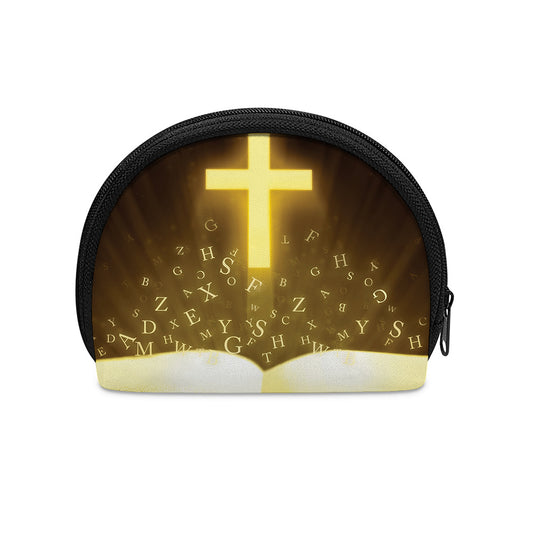 Christian Holy Bible Print Coin Purse