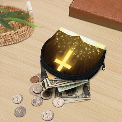 Christian Holy Bible Print Coin Purse