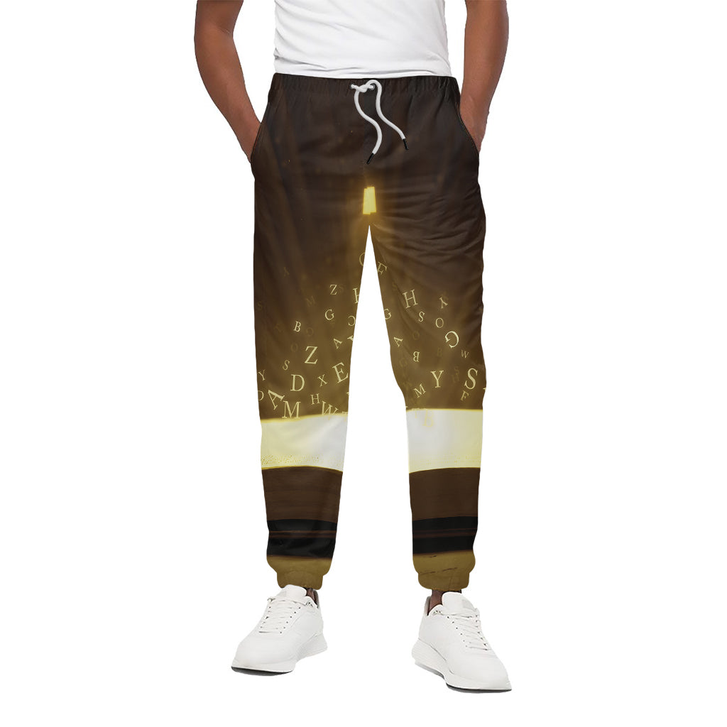 Christian Holy Bible Print Cotton Pants