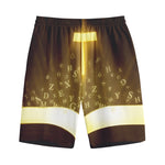 Christian Holy Bible Print Cotton Shorts