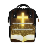 Christian Holy Bible Print Diaper Bag