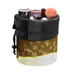 Christian Holy Bible Print Drawstring Makeup Bag