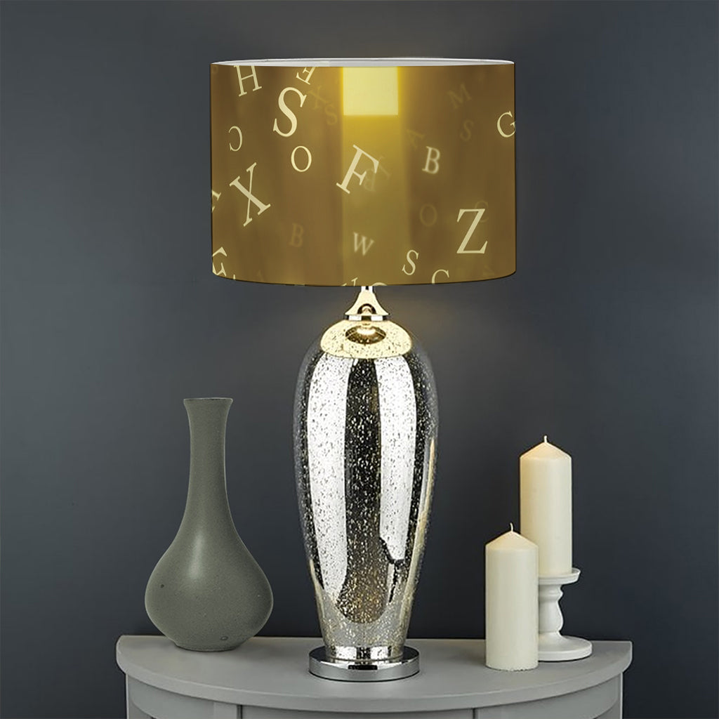 Christian Holy Bible Print Drum Lamp Shade