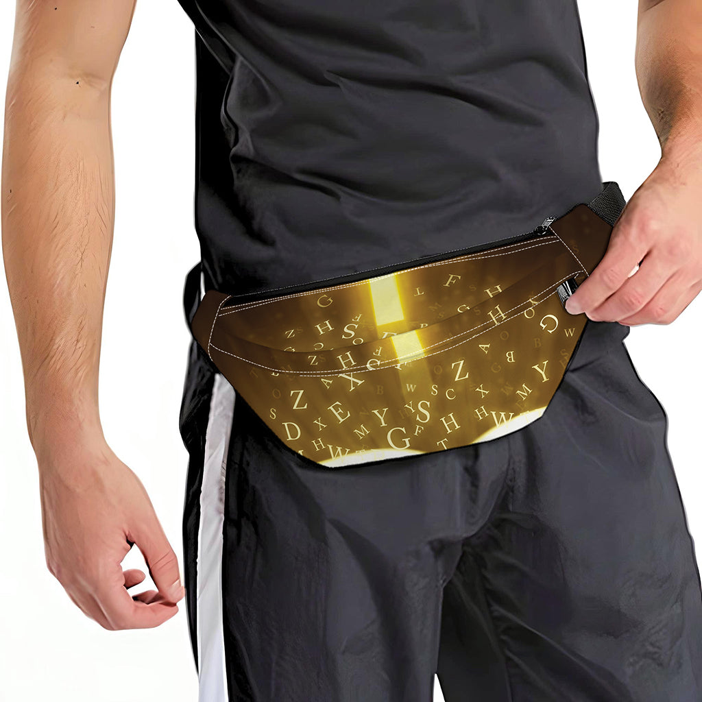 Christian Holy Bible Print Fanny Pack