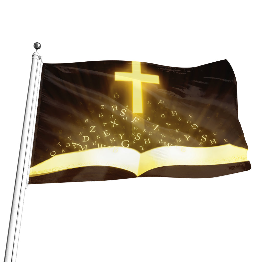 Christian Holy Bible Print Flag