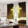 Christian Holy Bible Print Grommet Curtains