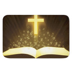 Christian Holy Bible Print Indoor Door Mat