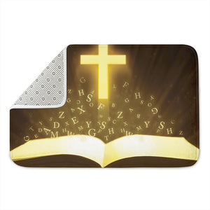 Christian Holy Bible Print Indoor Door Mat