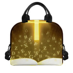 Christian Holy Bible Print Insulated Lunch Bag