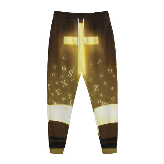 Christian Holy Bible Print Jogger Pants