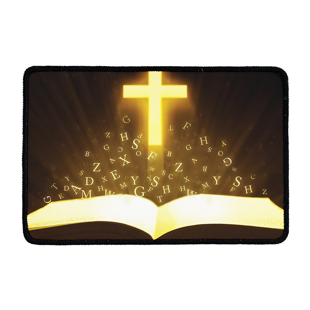 Christian Holy Bible Print Kitchen Mat