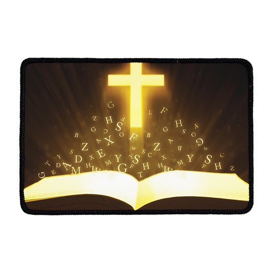 Christian Holy Bible Print Kitchen Mat