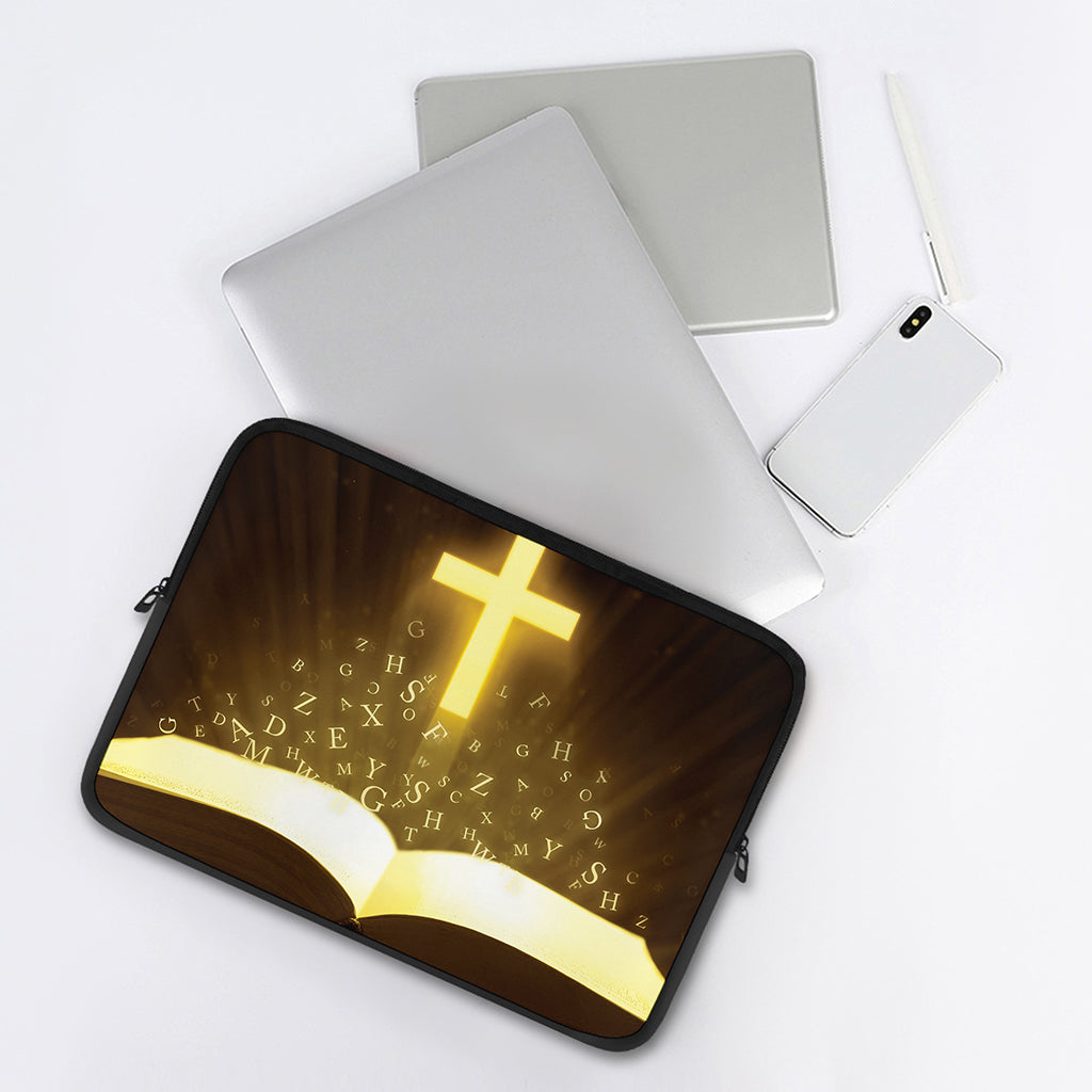 Christian Holy Bible Print Laptop Sleeve